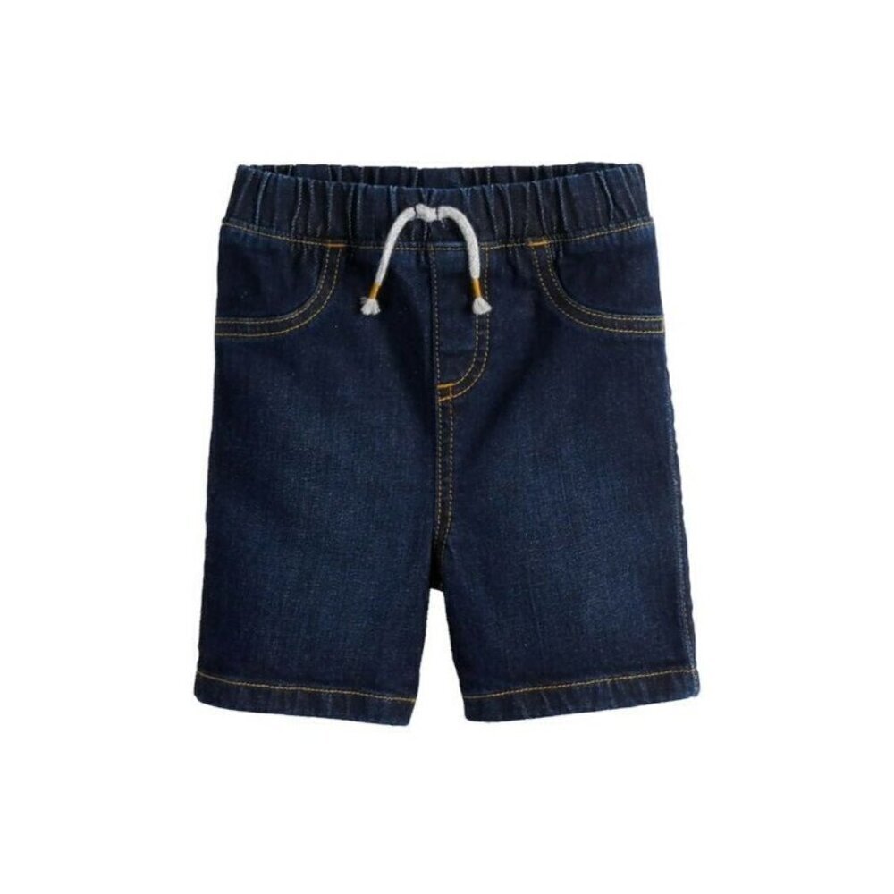 Baby Boy Jumping Beans Pull On Denim Shorts Size 24 Months Dark Blue